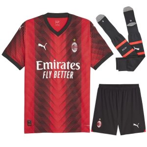 Maillot Kit Enfant Milan AC Domicile 2023 2024 (1)