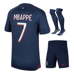 Maillot kit Enfant PSG Domicile Mbappe 2023 2024 (1)