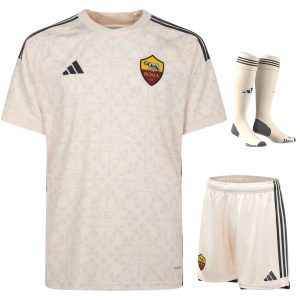 Maillot Kit Enfant AS Roma Extérieur 2023 2024 (1)