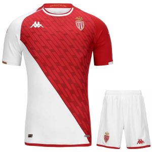 Maillot Kit Enfant As Monaco 2023 2024 Domicile (1)