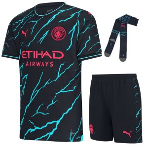 Maillot Kit Enfant Manchester City Third 2023 2024 (1)