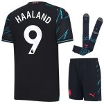 Maillot Kit Enfant Manchester City Third 2023 2024 E.Haaland (1)