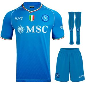 Maillot Kit Enfant Napoli 2023 2024 Domicile (1)