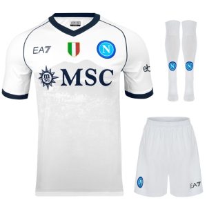 Maillot Kit Enfant Napoli 2023 2024 Extérieur (1)