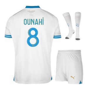 Maillot Kit Enfant OM 2023 2024 Domicile Ounahi (1)