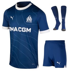 Maillot Kit Enfant OM 2023 2024 Extérieur (1)