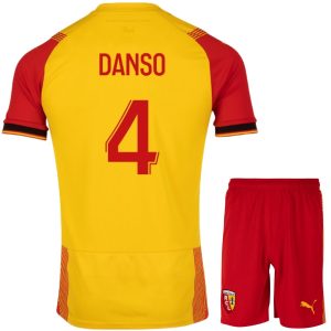 Maillot Kit Enfant RC Lens Domicile 2023 2024 Danso (1)