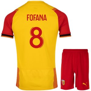 Maillot Kit Enfant RC Lens Domicile 2023 2024 Fofana (1)