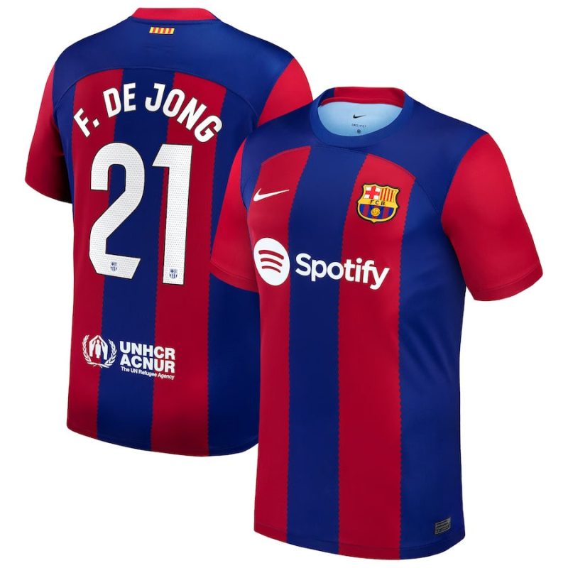 Maillot Barca 2023 2024 Domicile F. De Jong