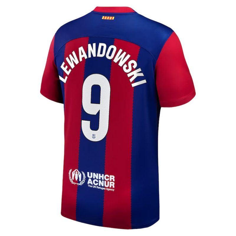 Maillot Kit Enfant Barca 2023 2024 Domicile Lewandowski – Image 2