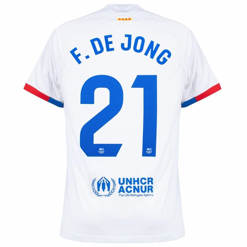 Maillot Barca 2023 2024 Exterieur De Jong – Image 2