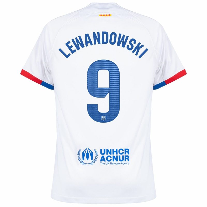 Maillot Barca 2023 2024 Exterieur Lewandowski – Image 2