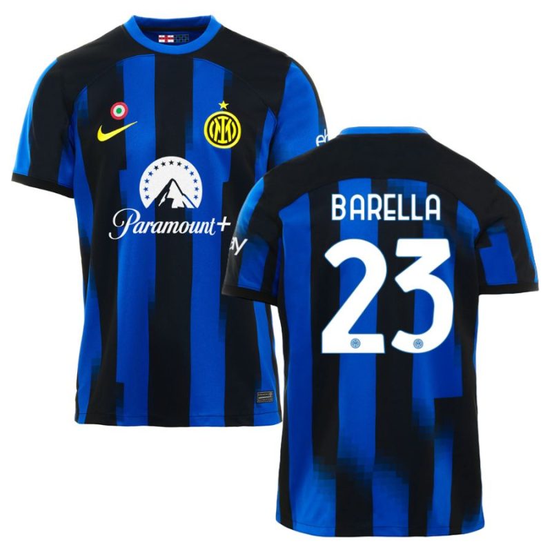 MAILLOT INTER MILAN DOMICILE 2023 2024 BARELLA