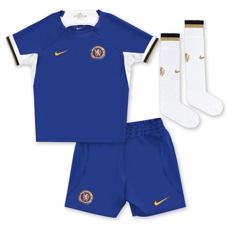 Maillot Kit Enfant Chelsea Domicile 2023 2024 T.Silva – Image 3