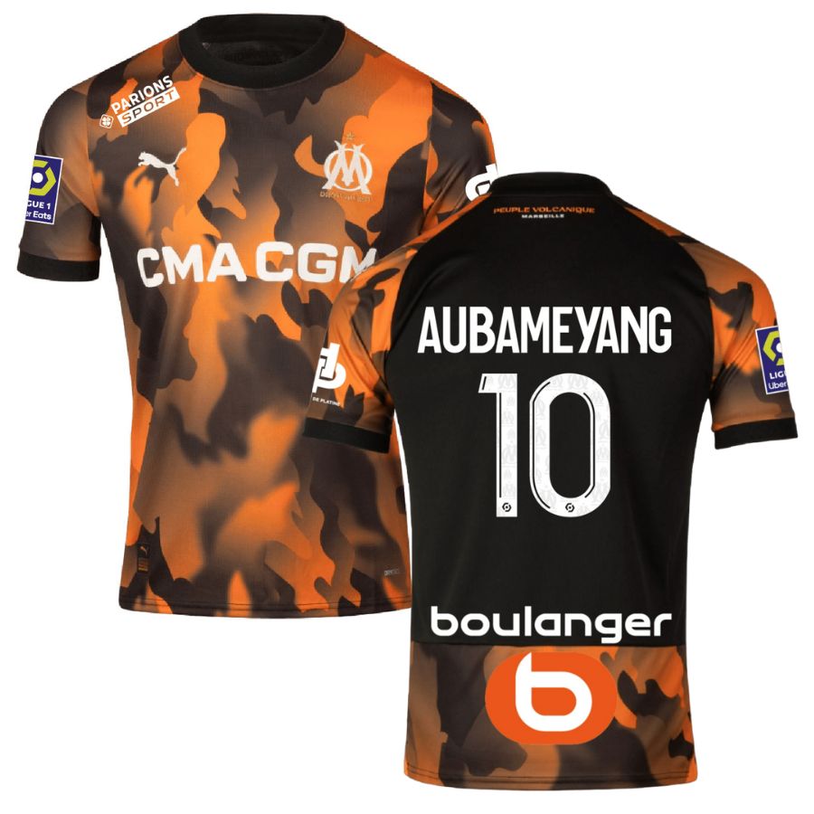 Maillot Third Om 2022 Orange Maillot Ldc Om Maillot Third Maillot