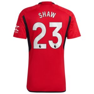 maillot-manchester-united-domicile-2023-2024-shaw-2