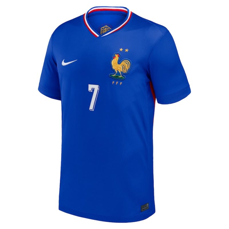 Maillot Enfant Equipe de France Domicile 2024 2025 Griezmann – Image 3