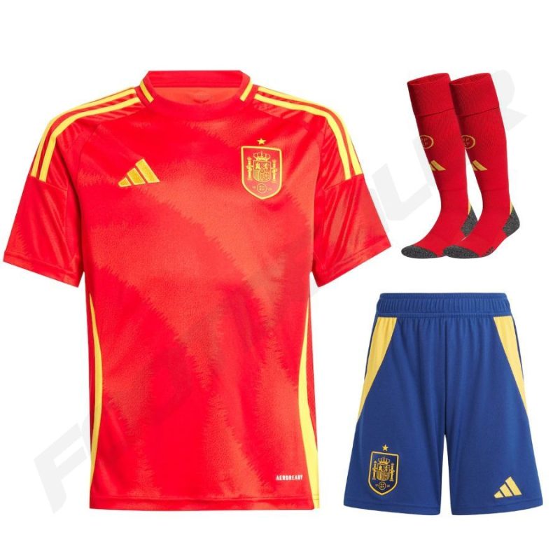 Maillot Kit Enfant Espagne Domicile Euro 2024