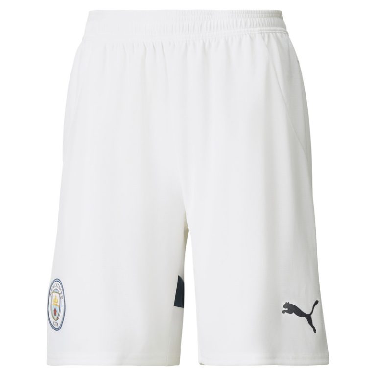 Ensemble Maillot + Short Manchester City – Collection Officielle, Enfant (6 à 14 Ans), 100% Polyester