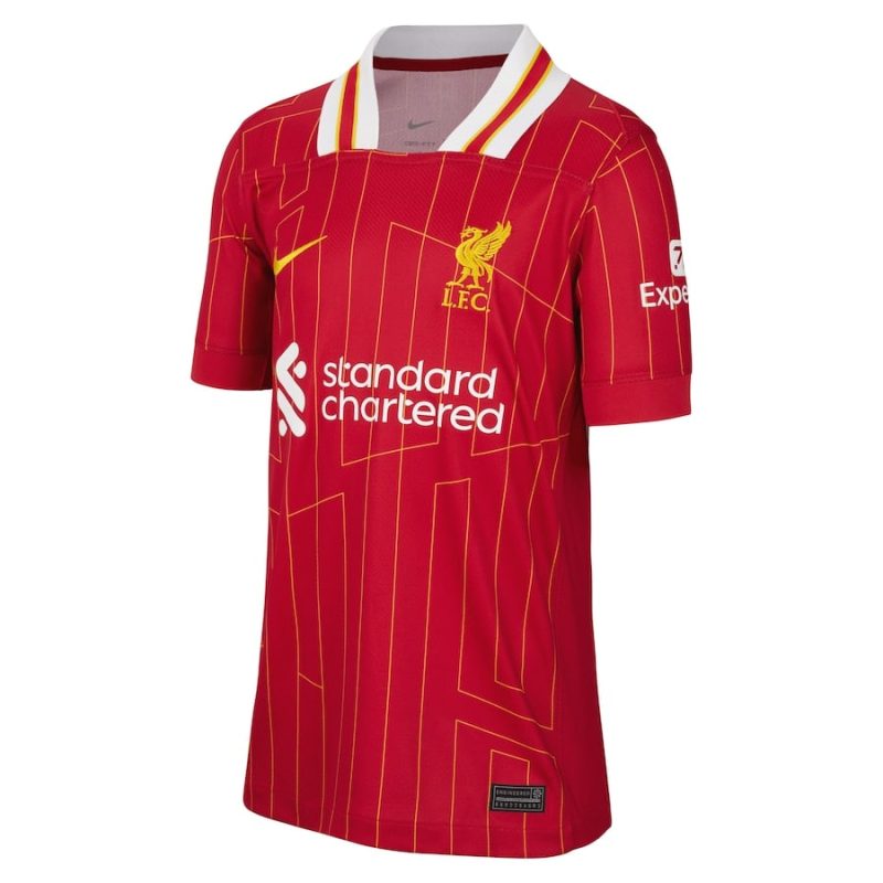 Maillot Kit Enfant Liverpool Domicile 2024 2025 Salah – Image 3