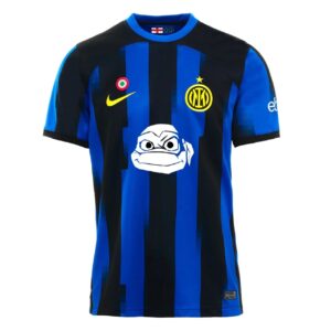 MAILLOT ENFANT INTER MILAN 2023 2024 TORTUE NINJA BLEU