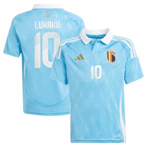 Maillot Belgique Enfant Exterieur Euro 2024 Lukaku