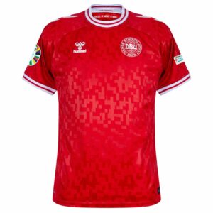 Maillot Danemark Domicile Badges Euro 2024