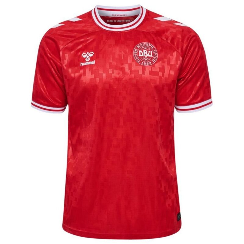 Maillot Kit Enfant Danemark Domicile Euro 2024 – Image 2