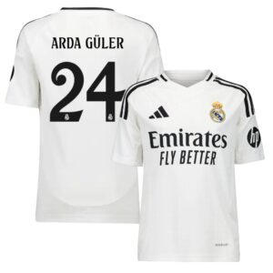 Maillot Enfant Real Madrid Domicile 2024 2025 Arda Güler