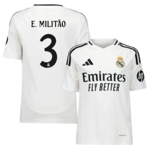 Maillot Enfant Real Madrid Domicile 2024 2025 Militão