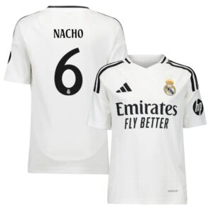 Maillot Enfant Real Madrid Domicile 2024 2025 Nacho