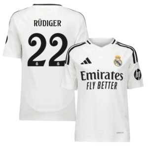 Maillot Enfant Real Madrid Domicile 2024 2025 Rüdiger