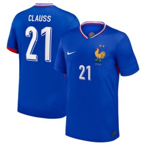 Maillot Equipe de France Domicile Euro 2024 Clauss