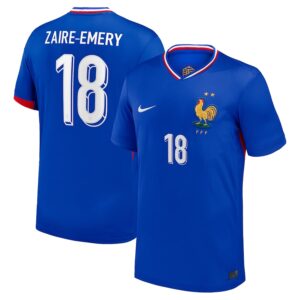 Maillot Equipe de France Domicile Euro 2024 Zaire-Emery