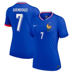 Maillot Equipe de France Femme Domicile Euro 2024 Guendouzi