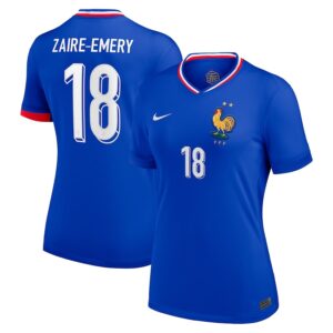 Maillot Equipe de France Femme Domicile Euro 2024 Zaire Emery