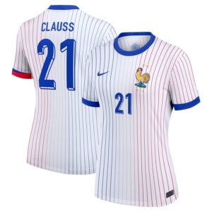 Maillot Equipe de France Femme Exterieur Euro 2024 Clauss