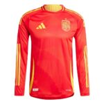 Maillot Espagne Domicile Euro 2024 Manches Longues