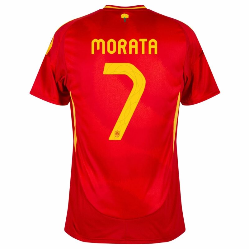 Maillot Espagne Domicile Euro 2024 Morata – Image 3