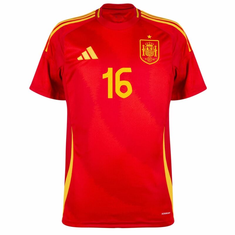 Maillot Espagne Domicile Euro 2024 Rodri – Image 2