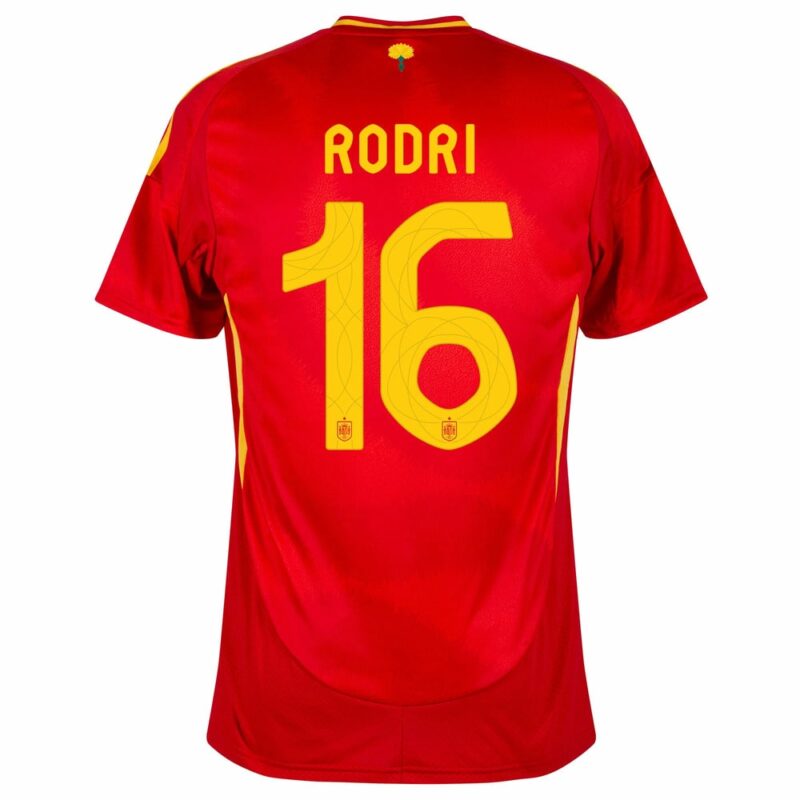 Maillot Espagne Domicile Euro 2024 Rodri – Image 3