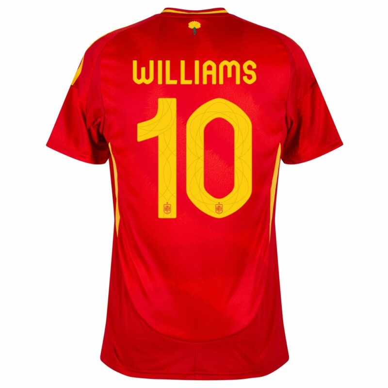 Maillot Espagne Domicile Euro 2024 Williams – Image 2