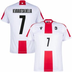 Maillot Georgie Domicile Euro 2024 KVARATSKHELIA