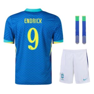 Maillot Kit Enfant Bresil Exterieur 2024 2025 Endrick