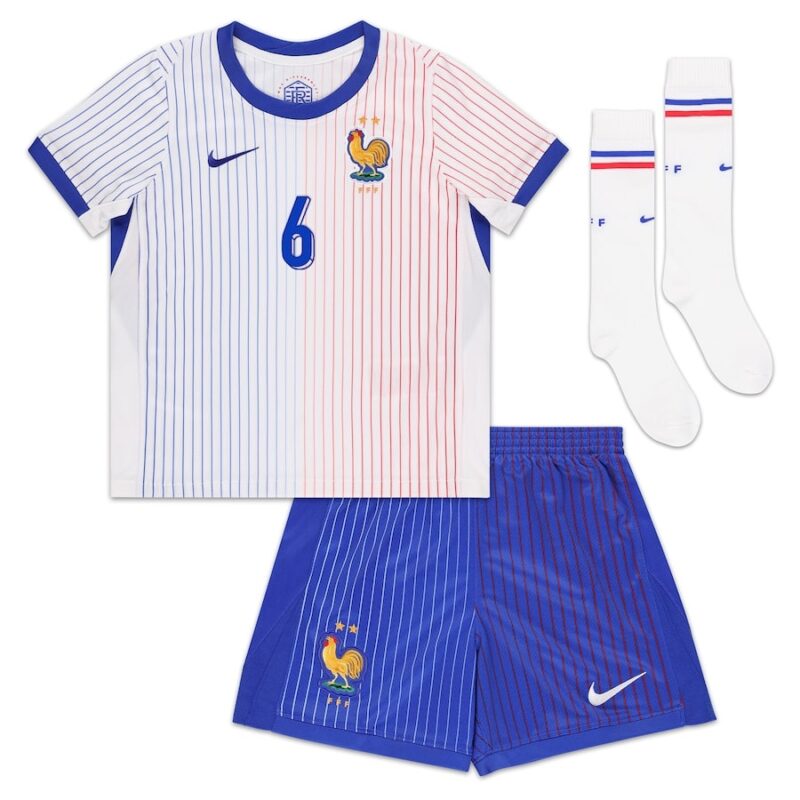 Maillot Kit Enfant Equipe De France Euro 2024 Away Camavinga – Image 2