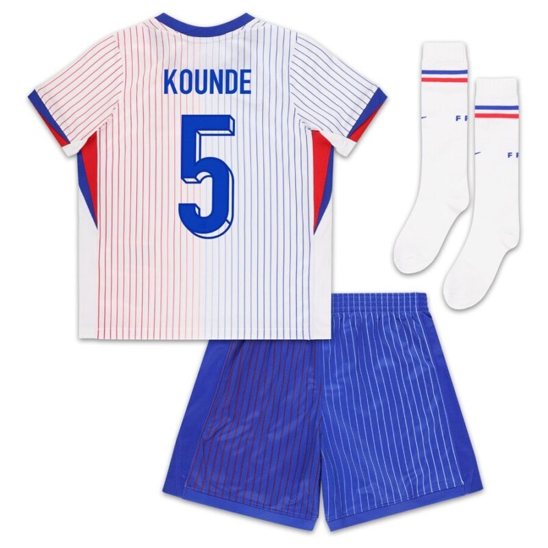 Maillot Kit Enfant Equipe De France Euro 2024 Away Kounde