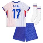 Maillot Kit Enfant Equipe De France Euro 2024 Away Saliba