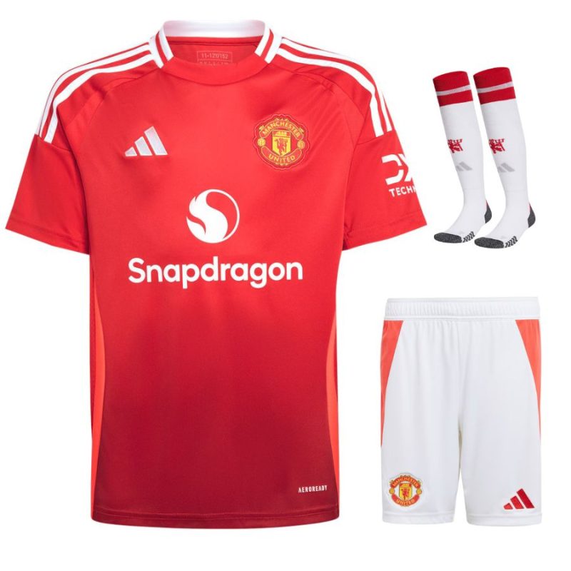 Maillot Kit Enfant Manchester United Domicile 2024 2025