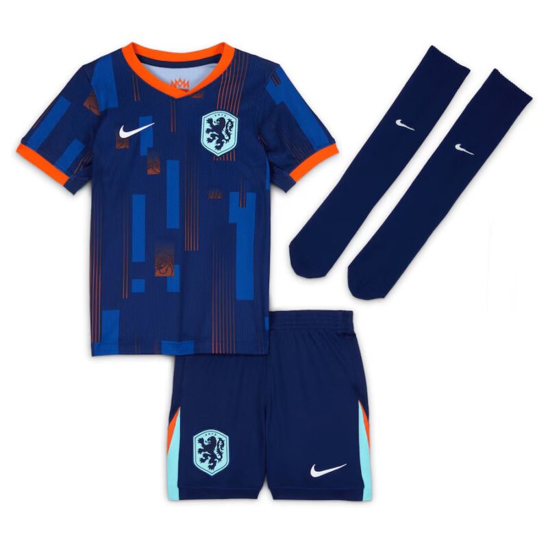 Maillot Kit Enfant Pays Bas Exterieur Euro 2024 – Image 2