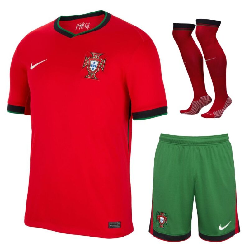 Maillot Kit Enfant Portugal Domicile Euro 2024 – Image 7